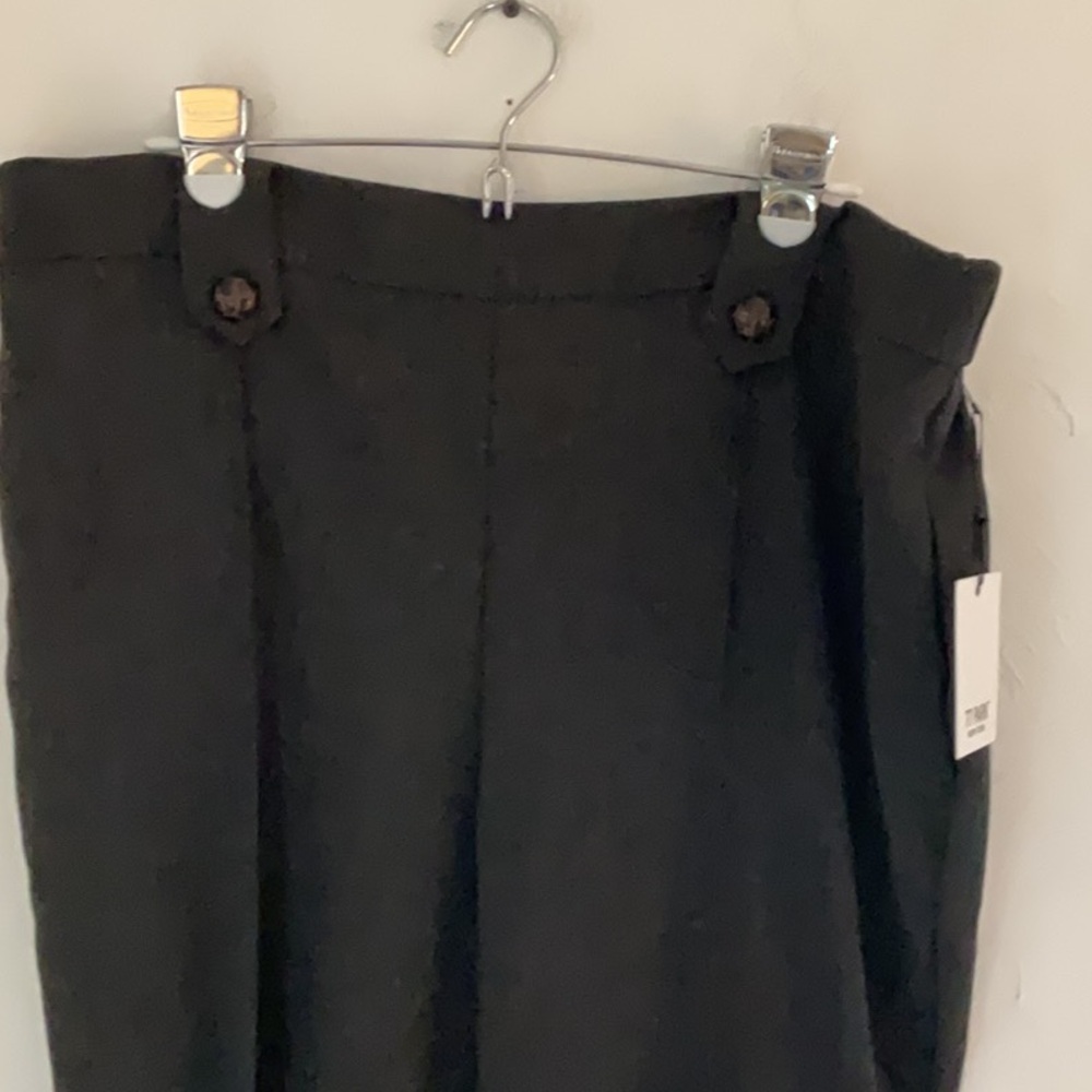 77 Park New York Pleated Pull On Pants, Size XL, Gray, NWT - Picture 2 of 10